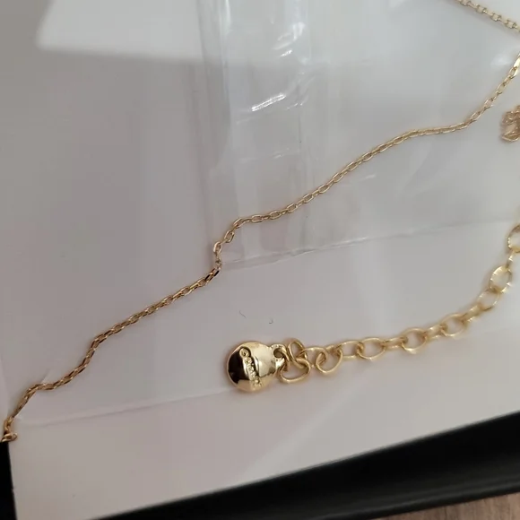 Disney x Baublebar Mickey Mouse Cubic 18K Gold Plated Sterling Silver Necklace - Picture 4 of 5